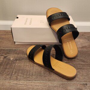 NEW Lauren Conrad Women's Sunstone Sandals Color Black Size 7